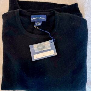 Black Cashmere long sleeve sweater